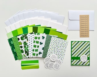 St. Patrick’s Day Card Making Kit for Adults, DIY Greeting Cards