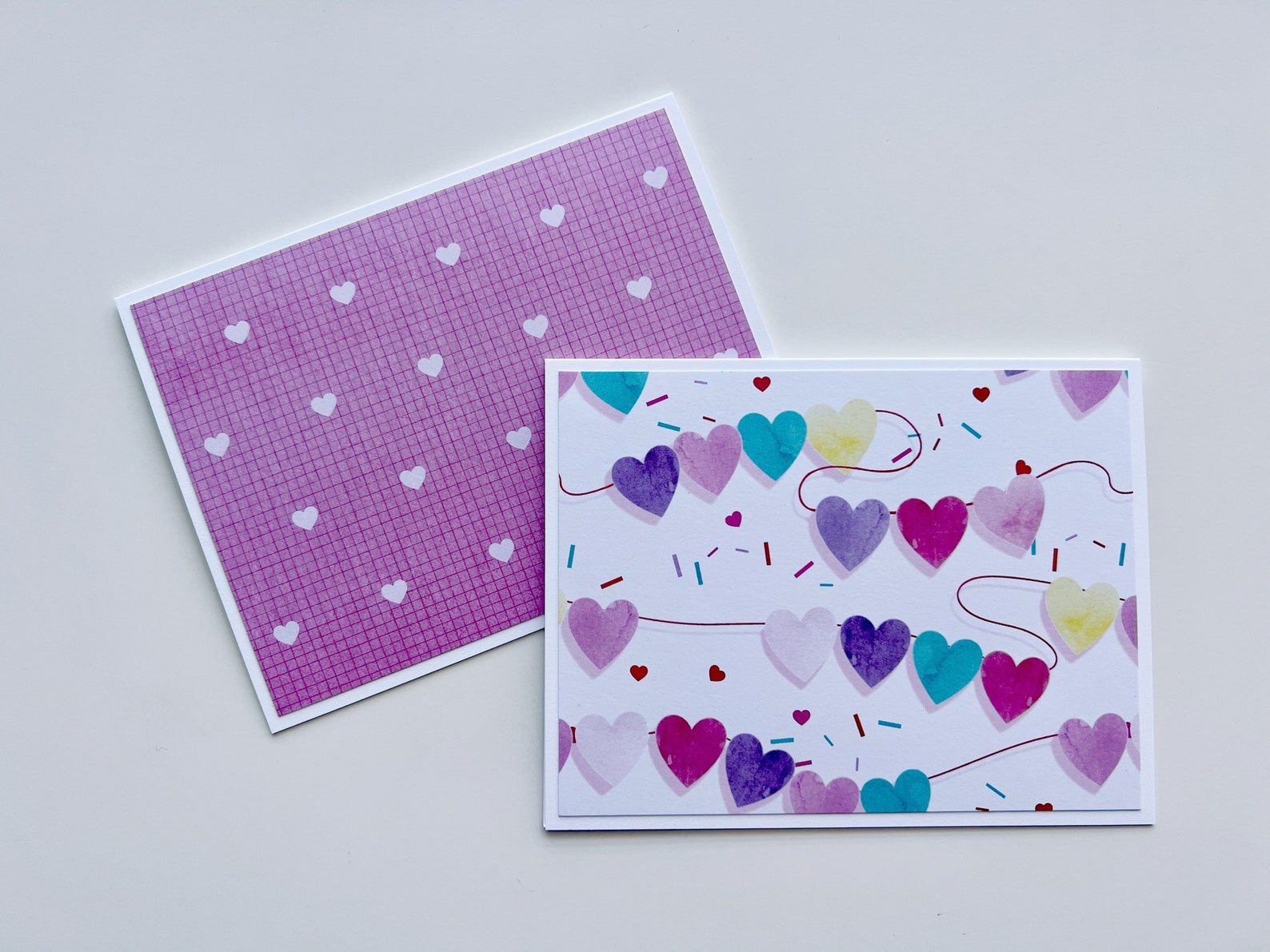 Set of 10 Handmade Valentines Cards Love Note Cards Etsy