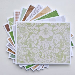 Cartes de correspondance avec enveloppes, jeu de 10 cartes vierges