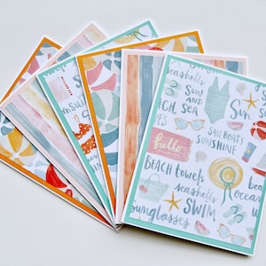 Cartes de correspondance d'été, Cadeau d'été, Cartes faites maison