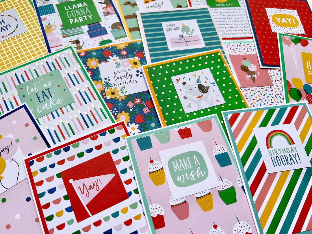 Happy Birthday Cards in Bulk, 25, 50 or 100 Card Pack Etsy