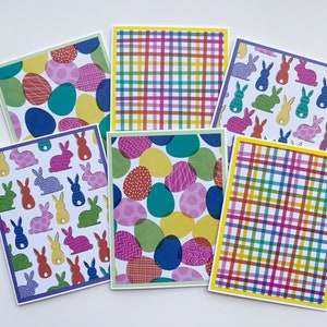 Ensemble de cartes de vœux de Pâques fait à la main