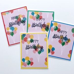 Cartes de joyeux anniversaire, cartes d'anniversaire pour enfants, cartes de voeux vierges
