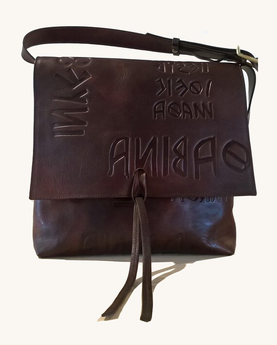 antique leather bag