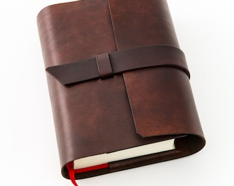 Bible holder in leather . Handmade in Italy
