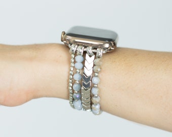 silver watch bracelet