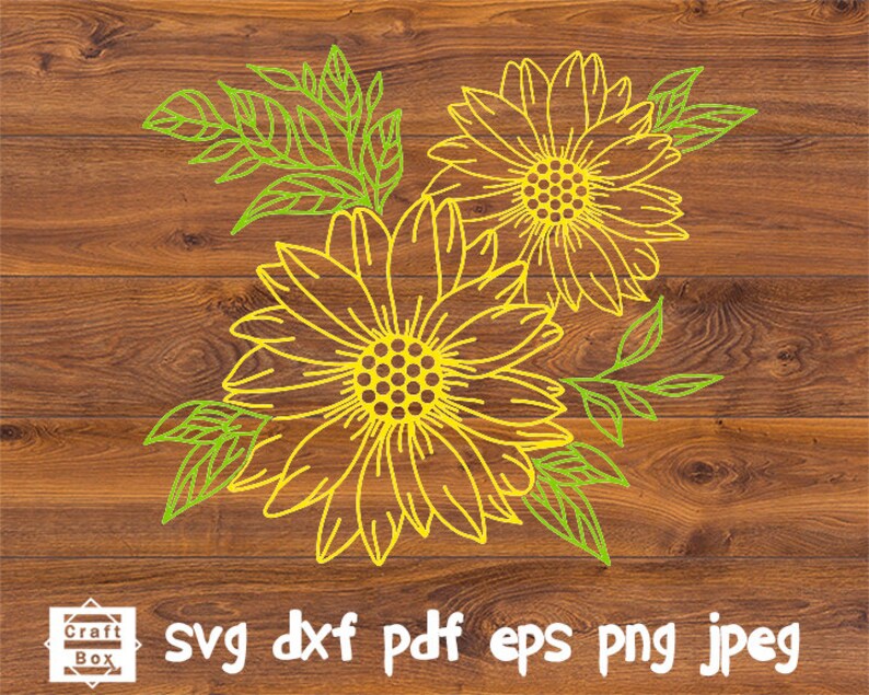 Free Free Sunflower Outline Svg 112 SVG PNG EPS DXF File