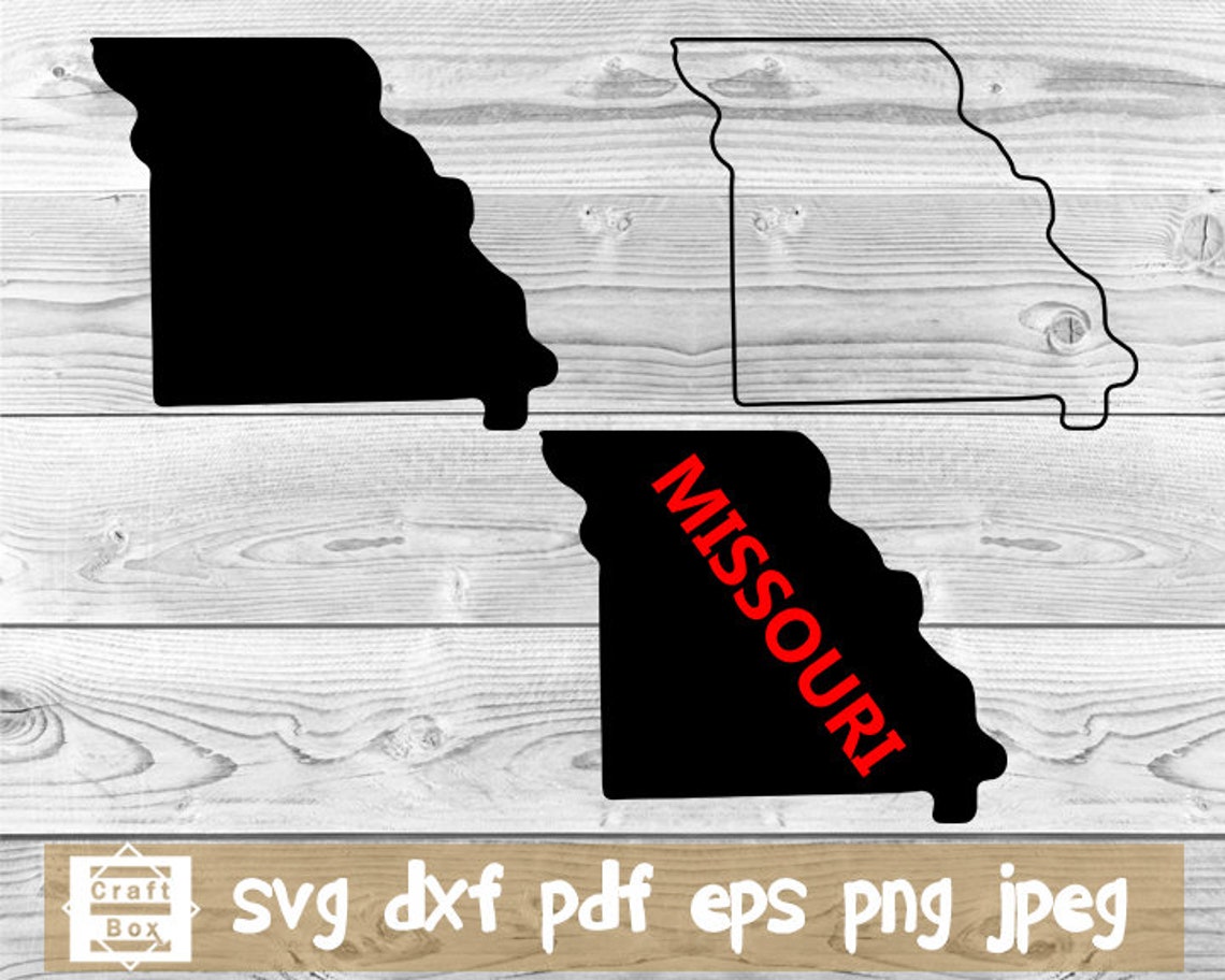 Missouri svg file Missouri state svg Missouri silhouette | Etsy
