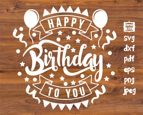 Envelope Birthday Banner Birthday SVG SVG Cutting Files Banner SVG