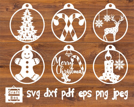Download Christmas Baubles Svg Bauble Svg Bauble Template Decoration Etsy