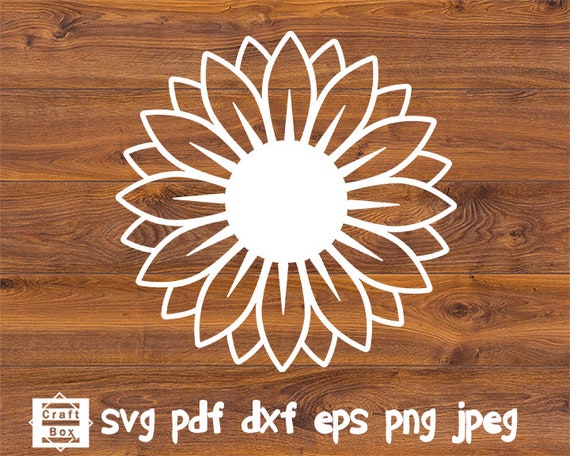 Free Free Sunflower Outline Svg 563 SVG PNG EPS DXF File
