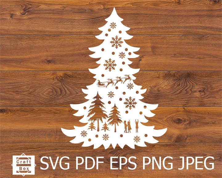 Download Christmas Tree Svg Christmas Svg New Year Svg Christmas Clipart Christmas Paper Cut Christmas Stencil Papercutting