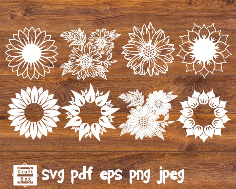 Free Free 287 Sunflower Stencil Svg SVG PNG EPS DXF File