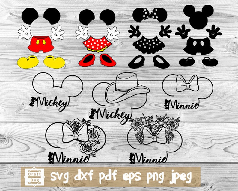 Free Free 134 Outline Disney Svg Files Mickey Mouse Svg SVG PNG EPS DXF File