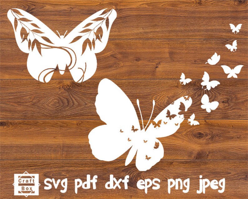 Butterfly svg butterfly stencil svg butterfly template Etsy