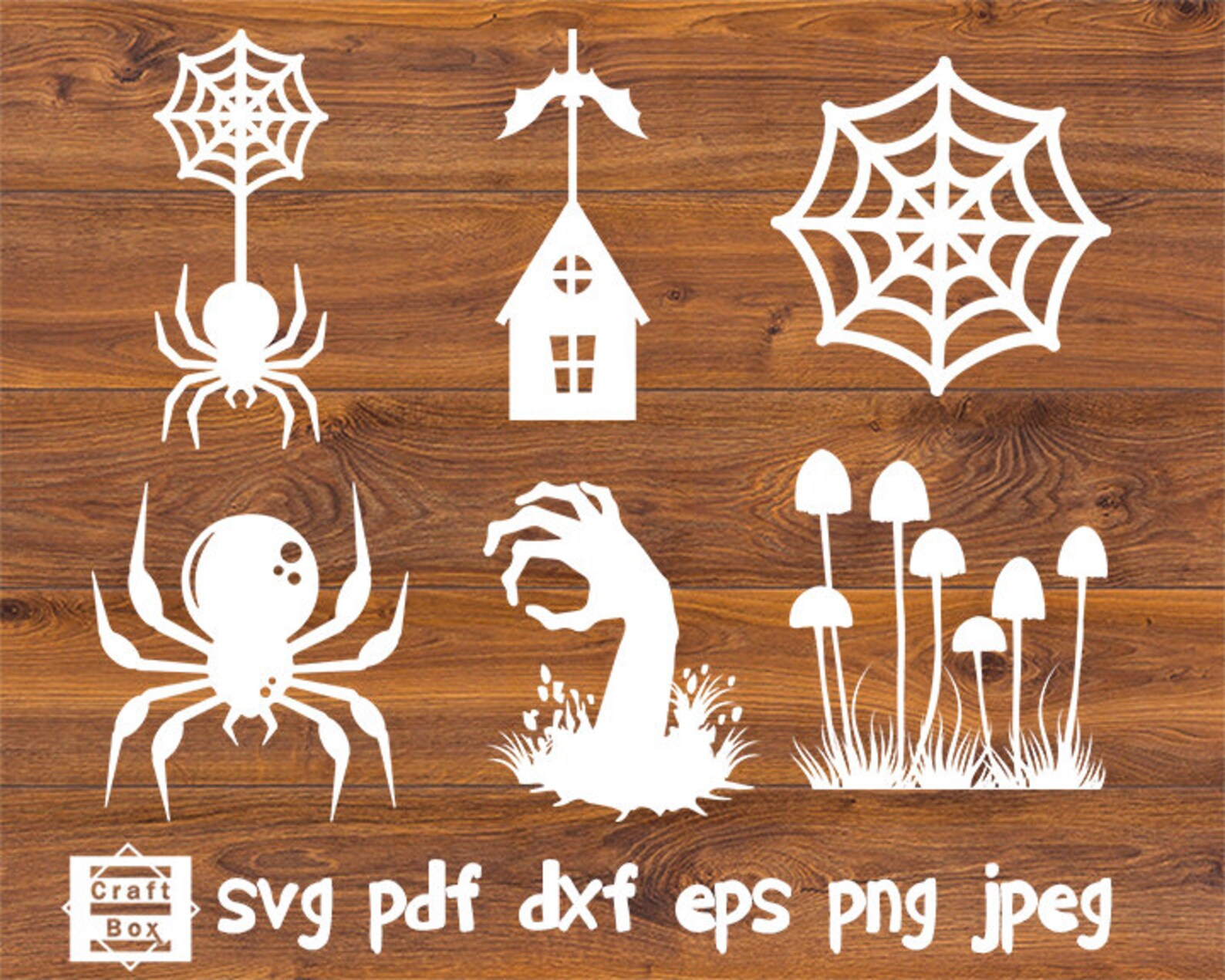 Halloween Clipart Svg Halloween Svg Halloween Stencil | Etsy