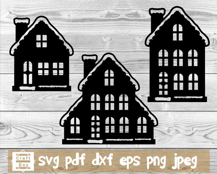 Download Christmas House Svg Cricut House Svg House Svg Christmas Etsy