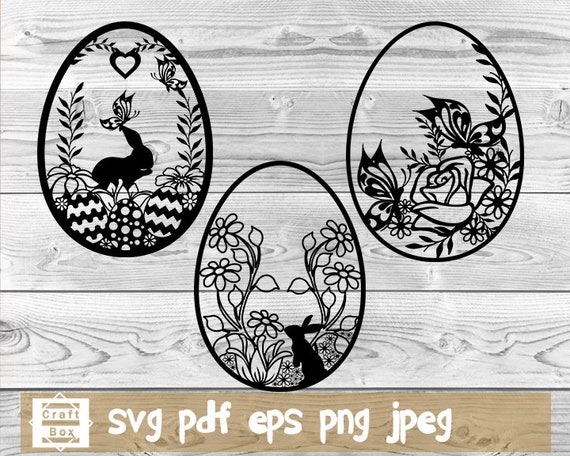 Download Egg Svg Easter Svg Eggs Clipart Svg Easter Stencil Svg Etsy