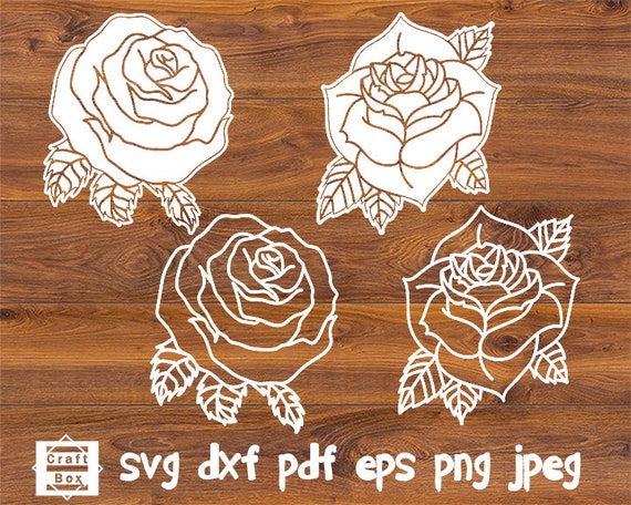 Download Roses Svg Roses Bundle Svg Roses Clipart Svg Roses Stencil Etsy