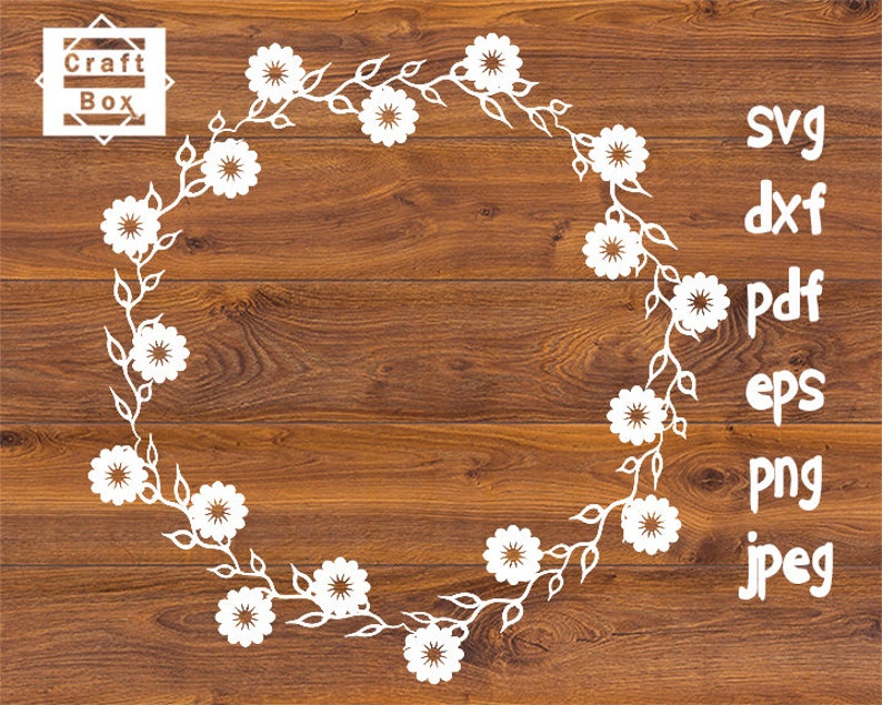 Download Clip Art Frame Svg Wedding Svg Flower Svg Flower Dxf Monogram Frame Wreath Svg Wreath Printable Svg Wreath Flower Svg Floral Frame Svg Art Collectibles