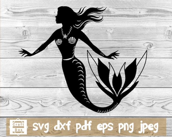 Free Free 56 Stencil Mermaid Silhouette Svg SVG PNG EPS DXF File