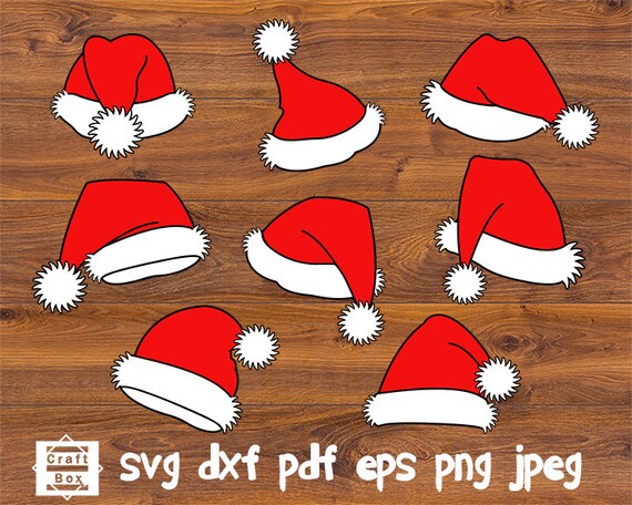 Download Free Christmas Hat Svg Santa Hat Svg Santa Hat Clipart Christmas Etsy SVG DXF Cut File