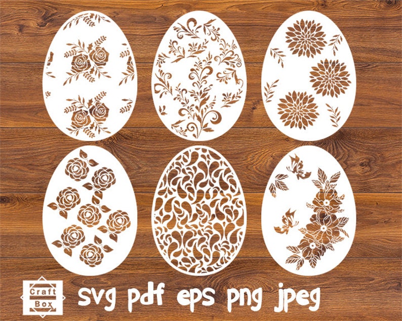 Download Eggs clipart svg egg svg easter svg easter stencil svg | Etsy