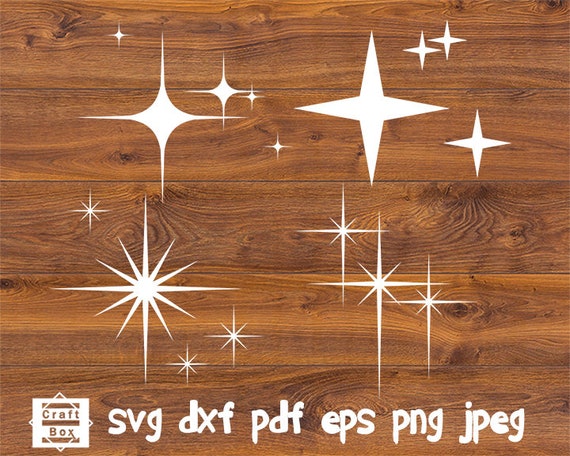 Download Bundle Of Silhouette Stars Svg Star Clipart Svg Star Paper Etsy