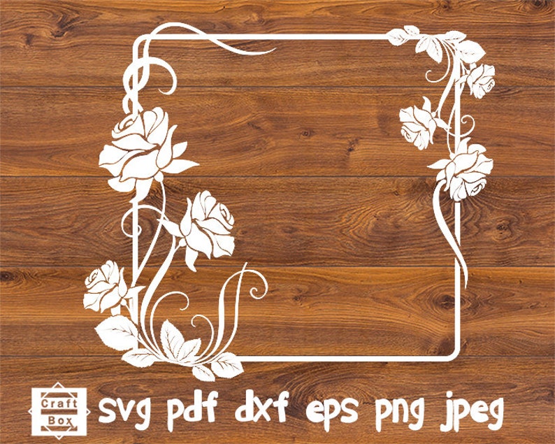 Free Free 254 Square Flower Frame Svg SVG PNG EPS DXF File