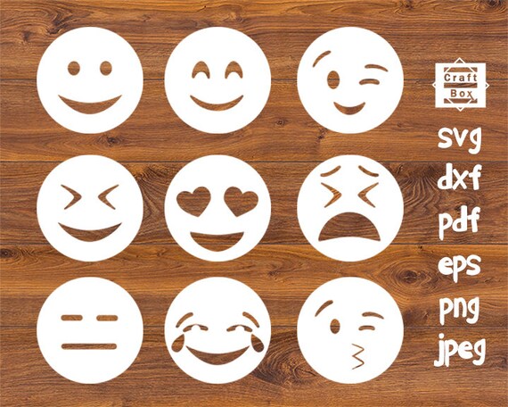 Download Emoji Svg Smiles Svg Emoji Clipar Emoji Bundle Svg Emoji Etsy