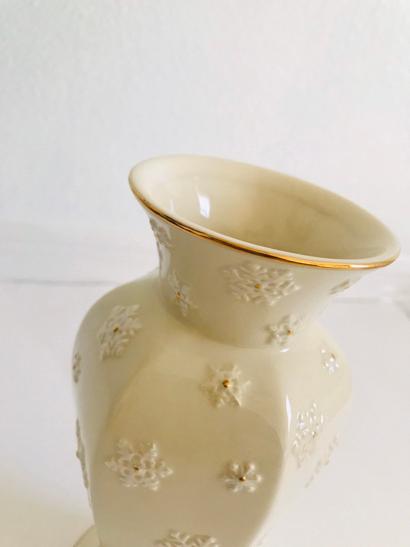 Lenox Ivory China Winter Splendor Bud Vase Etsy