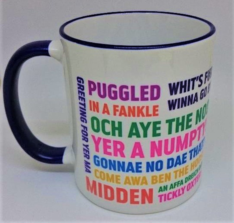 Scottish Sayings Mug Scots Phrases Mug Glasgow Patter Mug Etsy UK