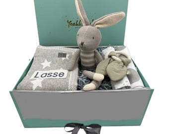Adoramos cinza - a caixa de presente de bebê para amantes neutros