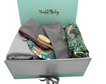 Gift for birth - changing set with blanket with name