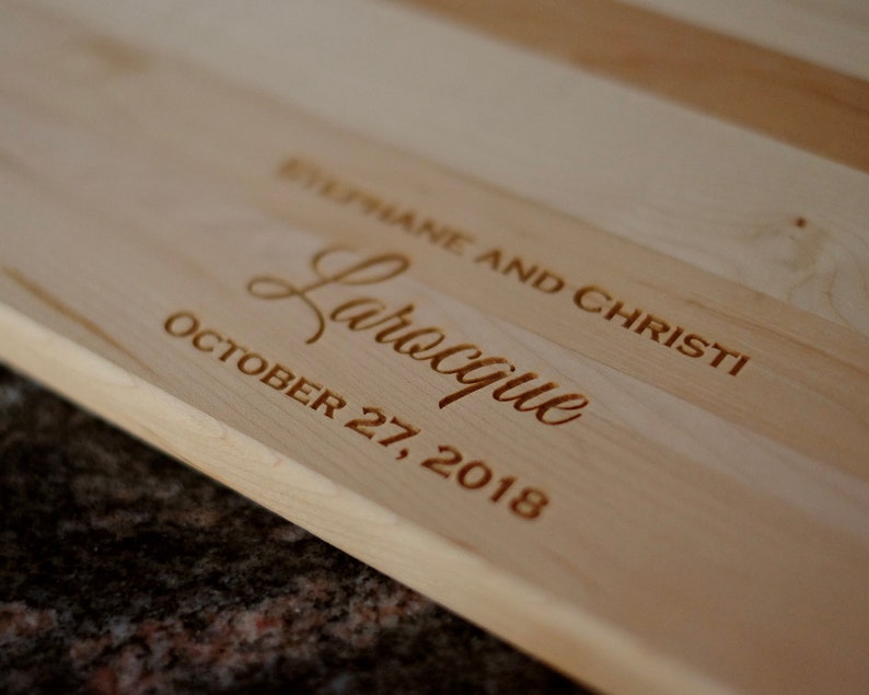 Wedding Gift Christmas Gift Housewarming Gift Custom Cutting Board Anniversary Gift Personalized Cutting Board Engraved Cutting Board