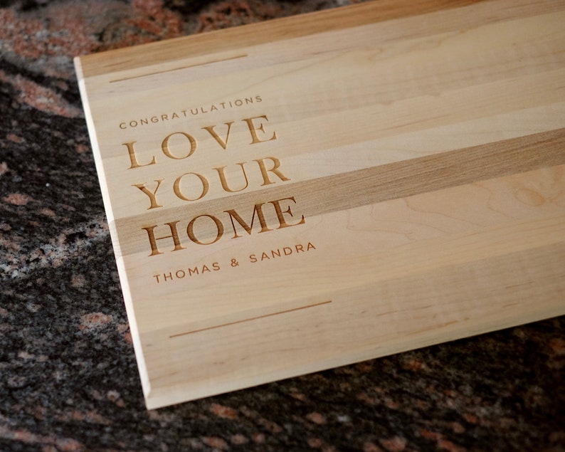 Anniversary Gift Wedding Gift Housewarming Gift Custom Cutting Board Engraved Cutting Board Personalized Cutting Board Christmas Gift