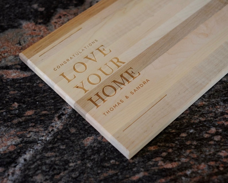 Anniversary Gift Wedding Gift Housewarming Gift Custom Cutting Board Engraved Cutting Board Personalized Cutting Board Christmas Gift