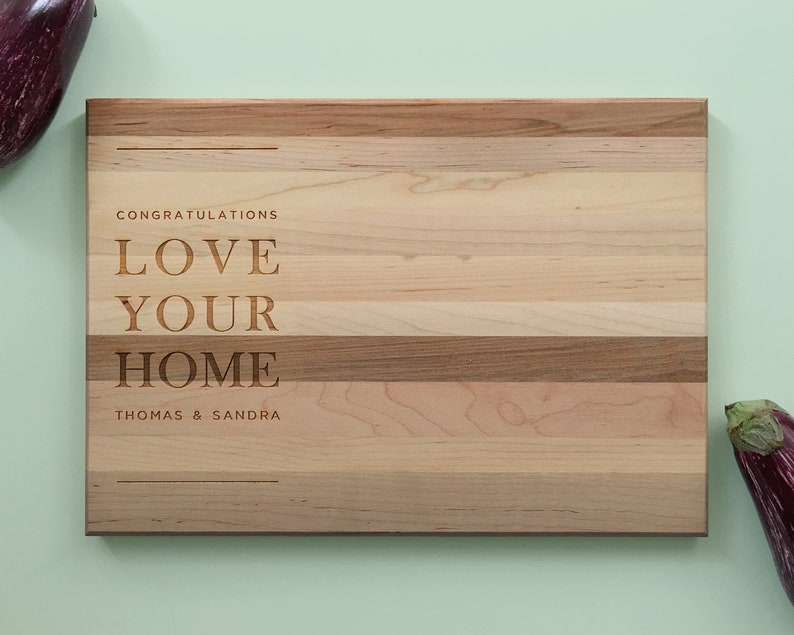 Anniversary Gift Wedding Gift Housewarming Gift Custom Cutting Board Engraved Cutting Board Personalized Cutting Board Christmas Gift