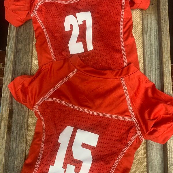 Custom Dog Jersey Etsy