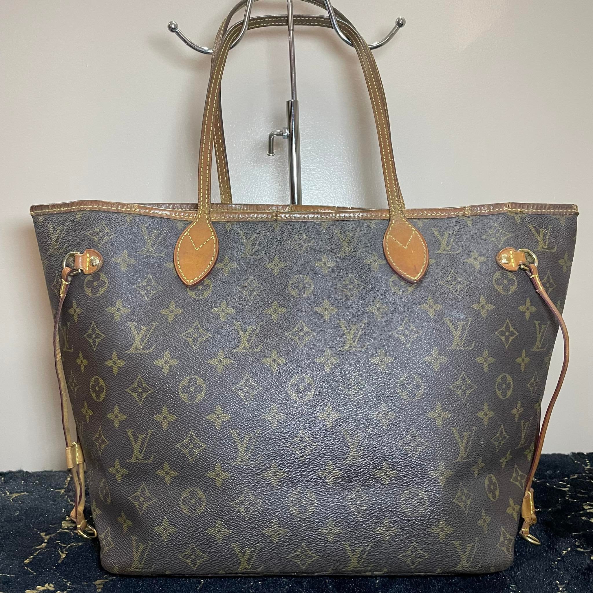 Authentic Louis Vuitton Monogram Speedy 30 Hand Bag Purse VI 1900 Vintage