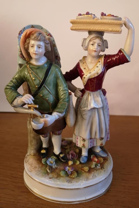 Antique Volkstedt Porcelain Figurine Figural Group -  Canada