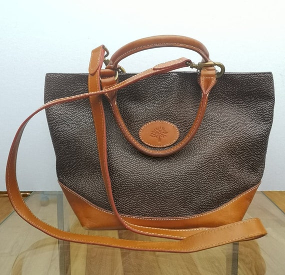 MULBERRY Womens Brown Vintage Congo Leather Small Crossbody Sling Bag