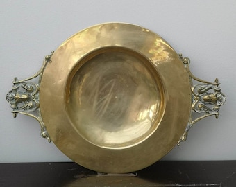 A French Art Nouveau Brass Bowl (c.1890-1914)