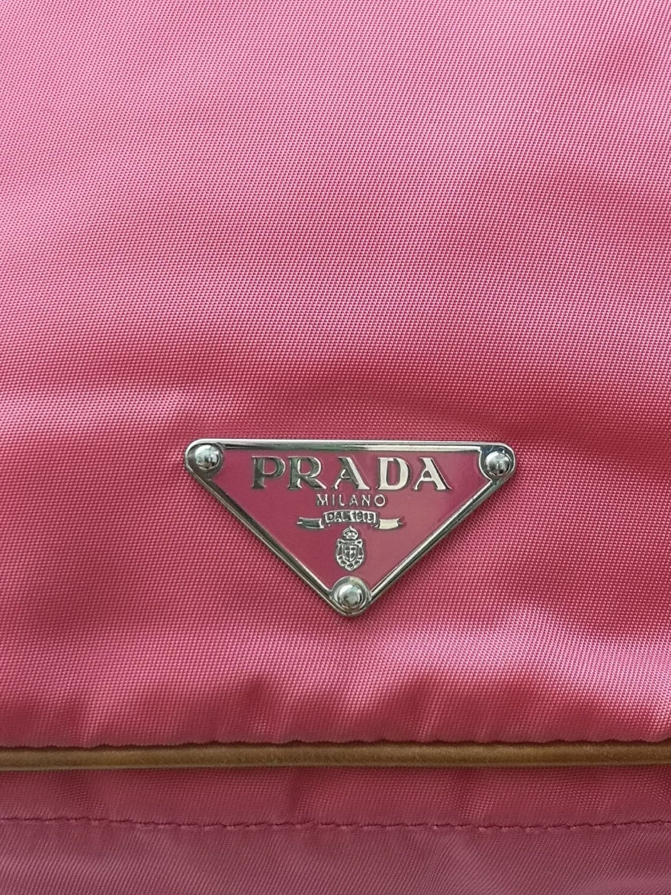 Tessuto handbag Prada Pink in Synthetic - 16475053