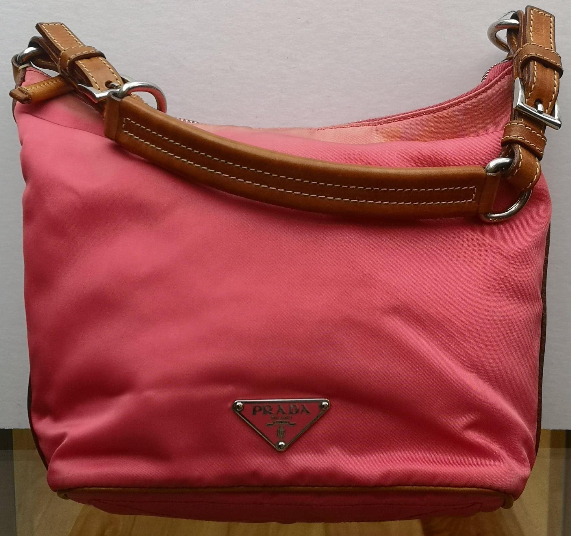 Prada Tessuto Sport Handle Bag - Red Handle Bags, Handbags