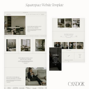 Real Estate Squarespace Template | Premium Template For Brokers, Realtors, Interior Design Agencies | Portfolio, Property Showcase