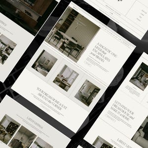 Squarespace Template | Angela 7.1 Squarespace Website Template | Minimal Template For Real Estate Agents, Realtors, Businesses