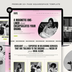 Squarespace 7.1 Podcast Website Template, Creator + Influencer Website, Media Kit + Link In Bio