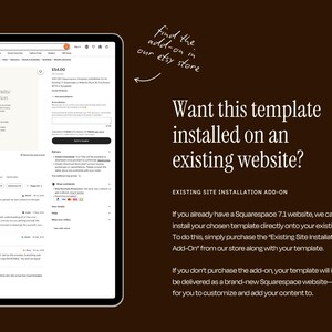 Squarespace Website Template For Coaches, Therapists, Counsellors, Minimalist Coach & Wellness Website Design Bild 11