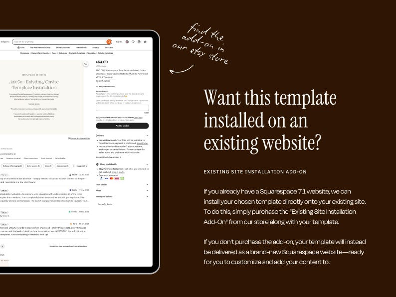 Squarespace Website Template For Coaches, Therapists, Counsellors, Minimalist Coach & Wellness Website Design Bild 11